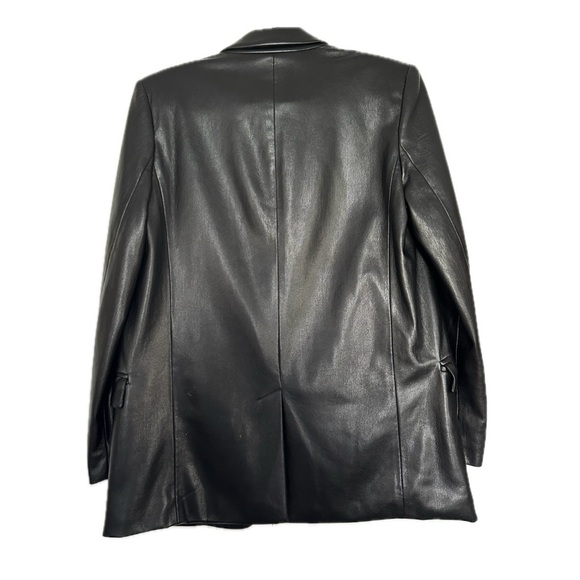 Zara France Faux Leather Jacket, Size S - Picture 2 of 6